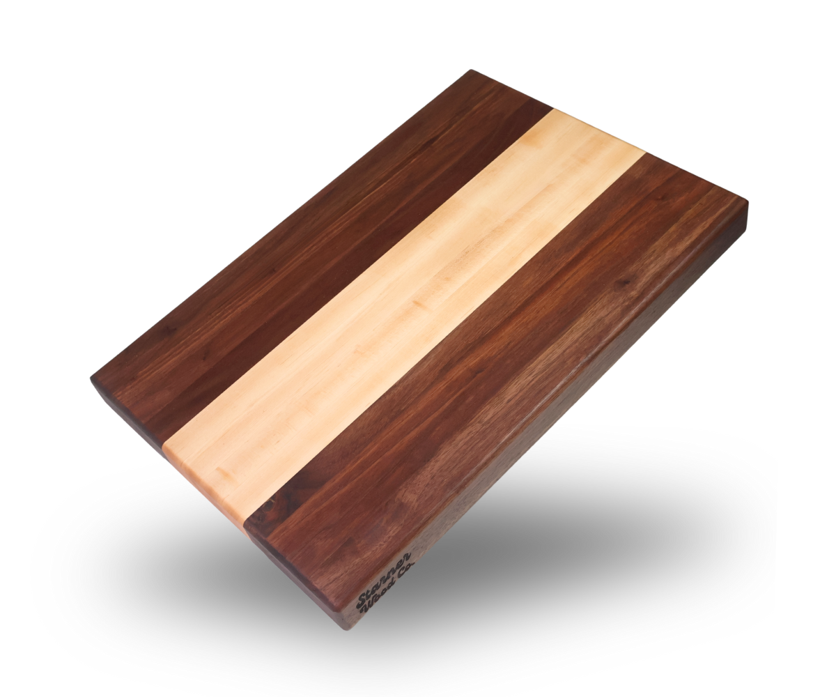Walnut and Maple Cutting Board