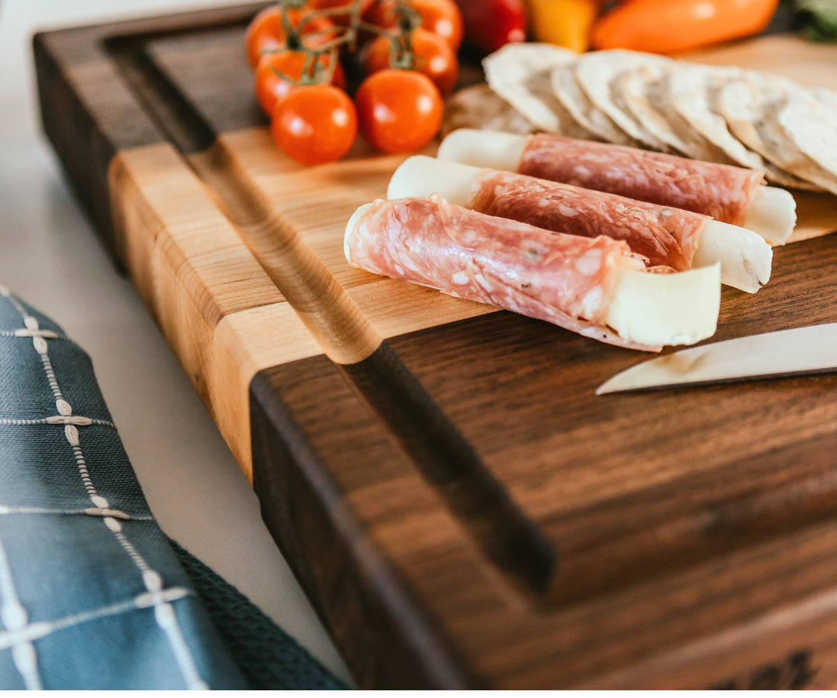 Walnut and Maple Cutting Board