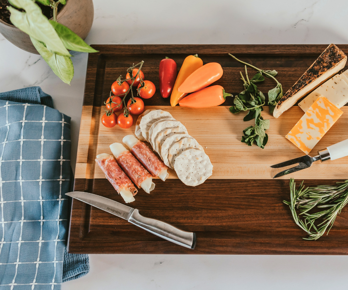 Walnut and Maple Cutting Board